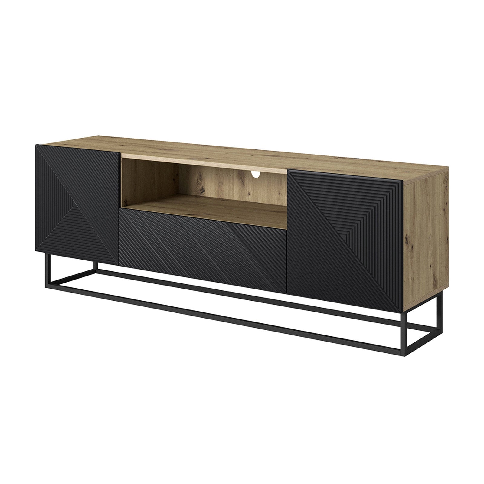 Predalnik Asha 167 cm, Material: hrast