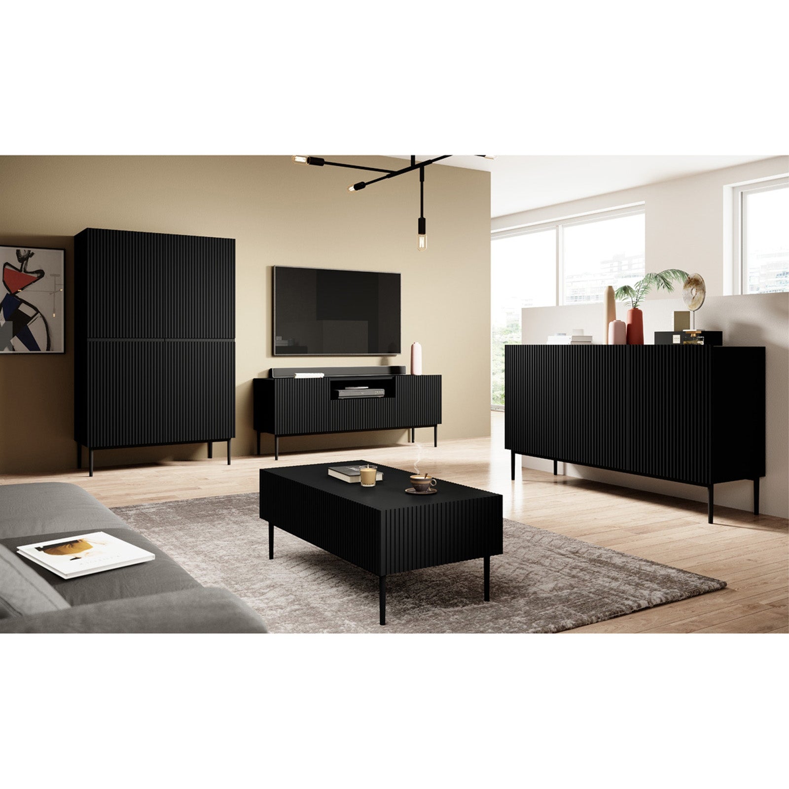 Komoda Nicole 150 cm, Material: MDF