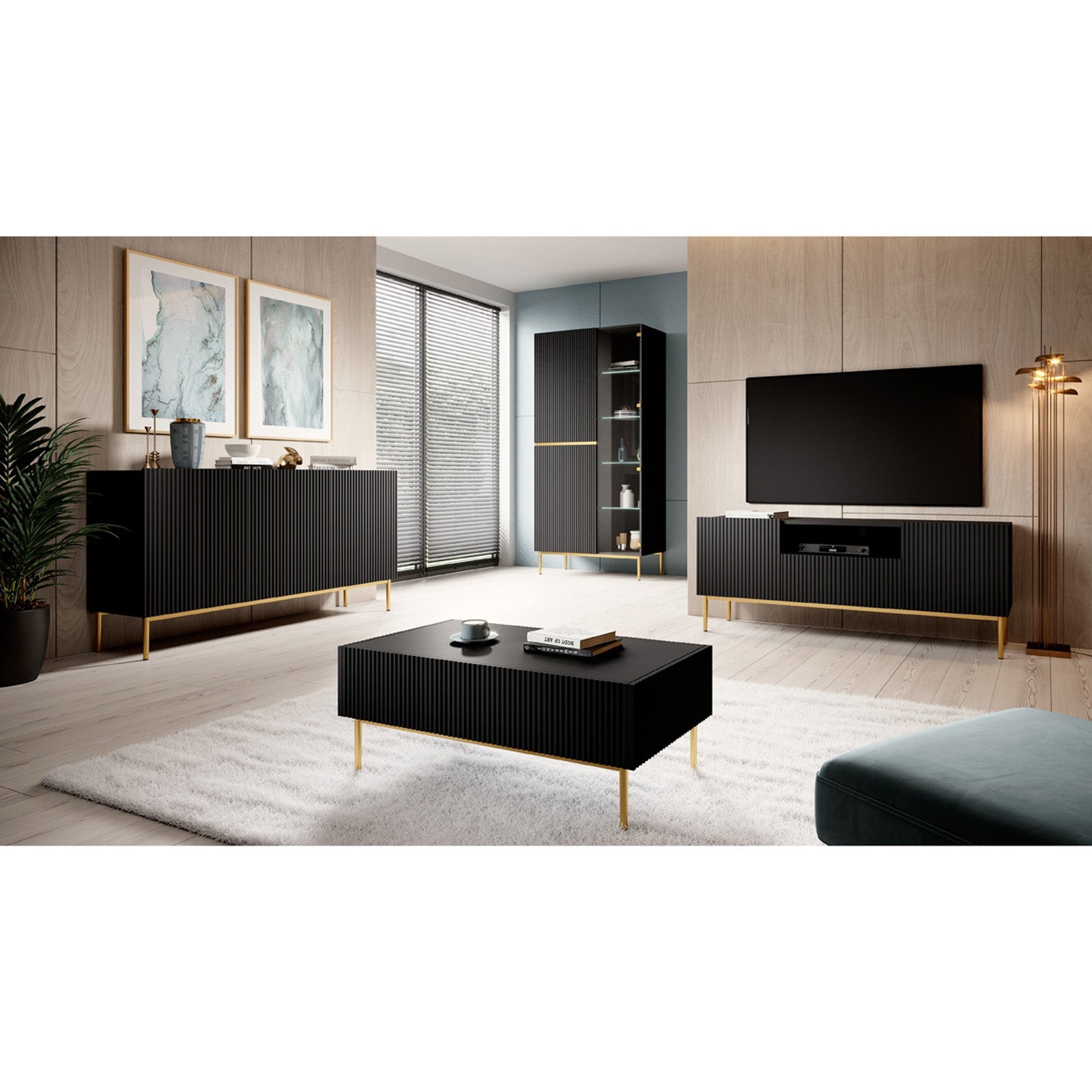 Komoda Nicole 150 cm, Material: MDF