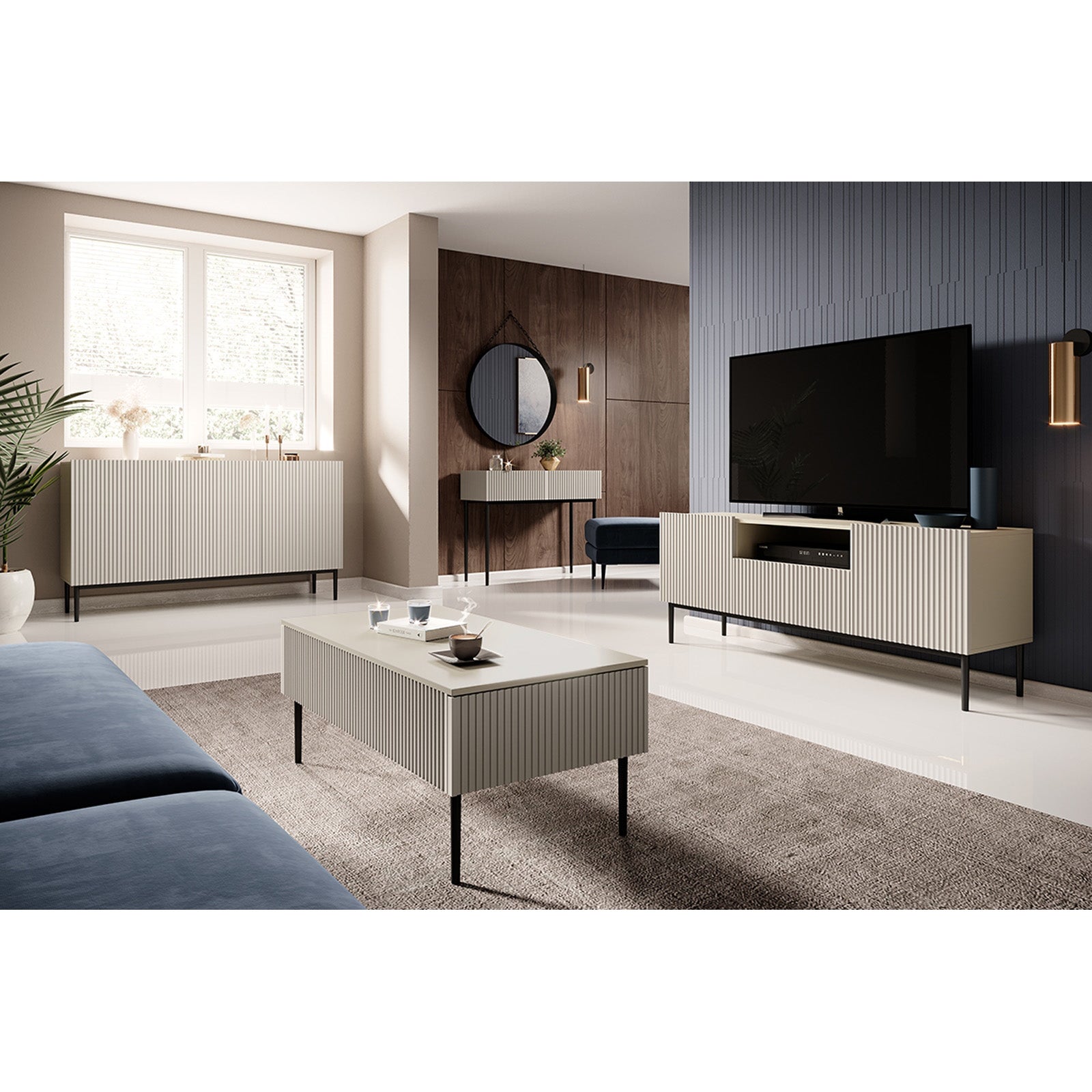 Komoda Nicole 150 cm, Material: MDF