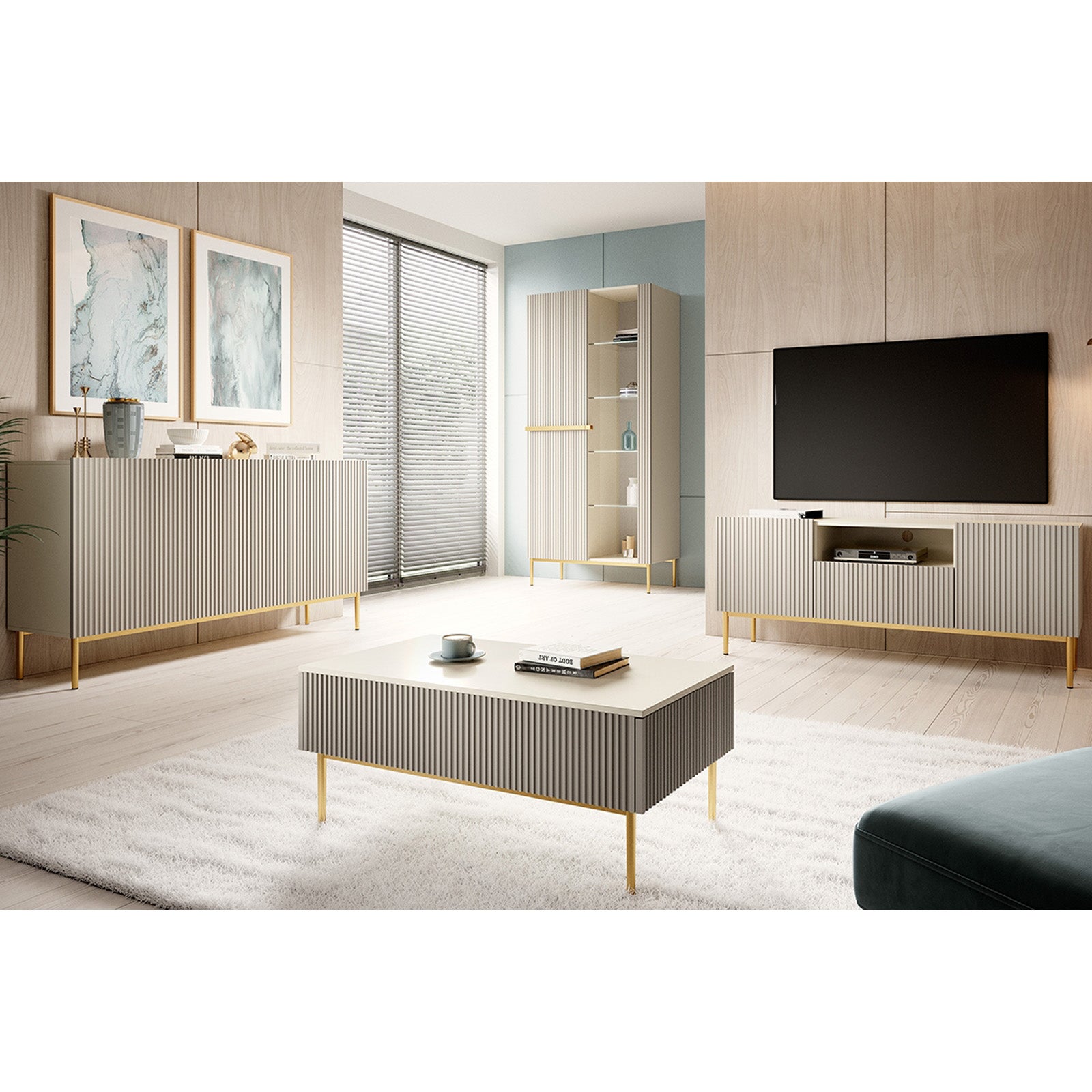 Komoda Nicole 150 cm, Material: MDF