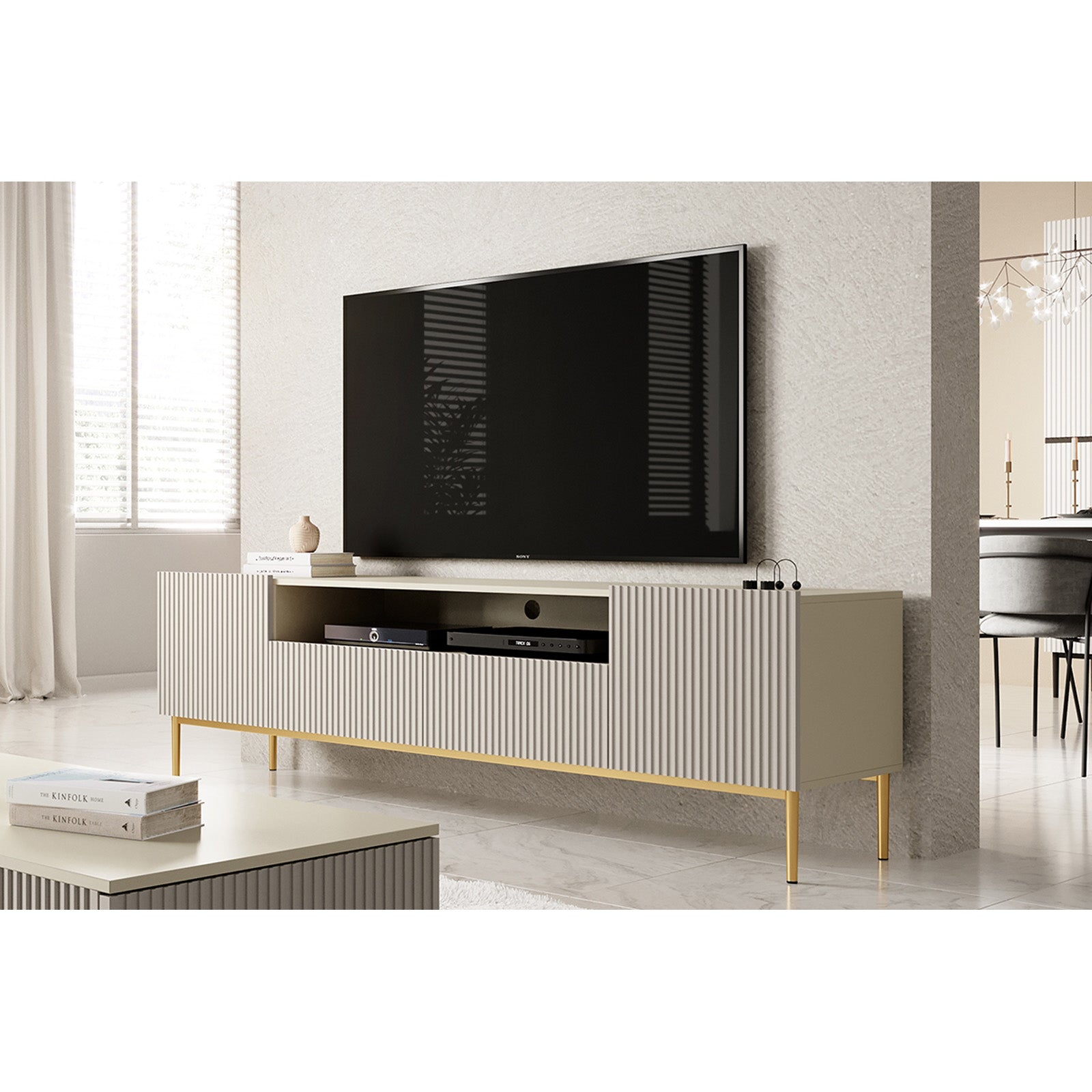 Komoda Nicole 200 cm, Material: MDF