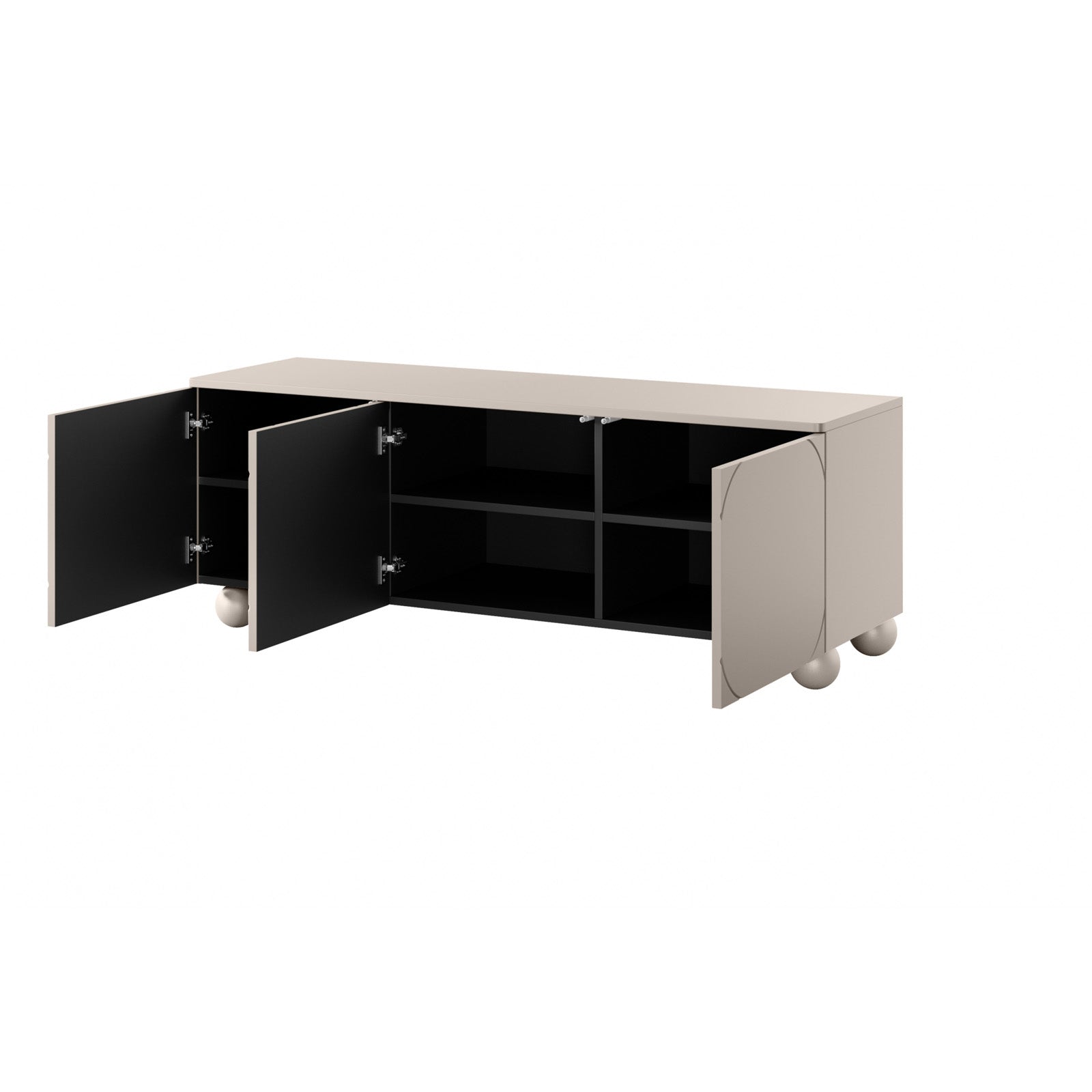 Sonatia komoda 150 cm, 3 vrata, Material: MDF