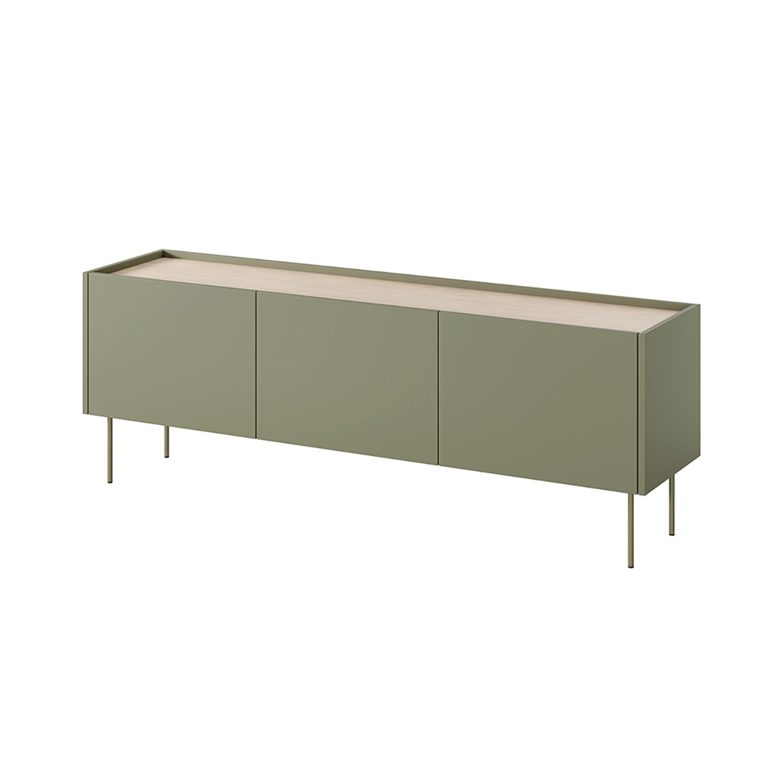 Dizajnerska komoda 170 cm, 3 vrata in 1 predal, Material: MDF
