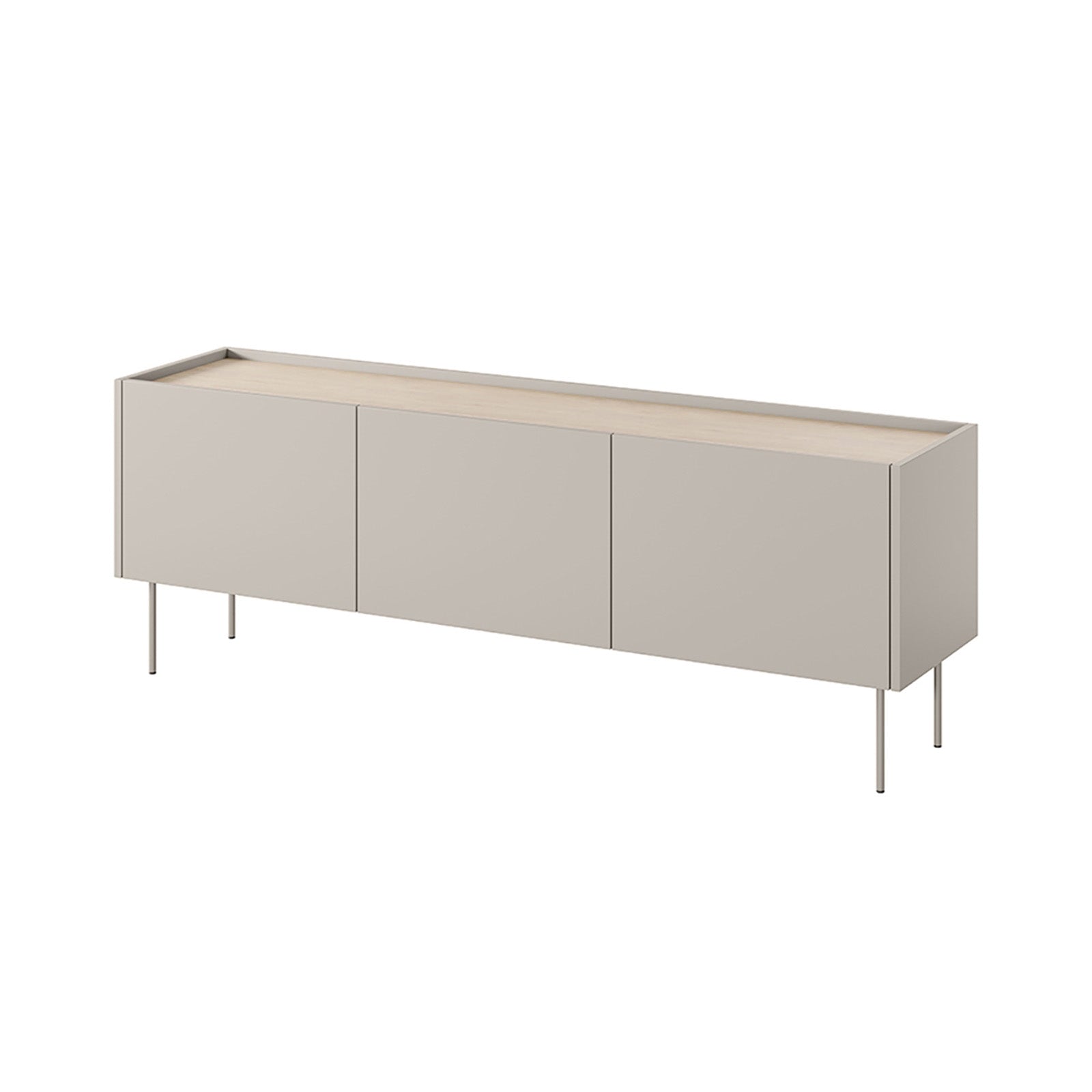 Dizajnerska komoda 170 cm, 3 vrata in 2 predala, Material: MDF 