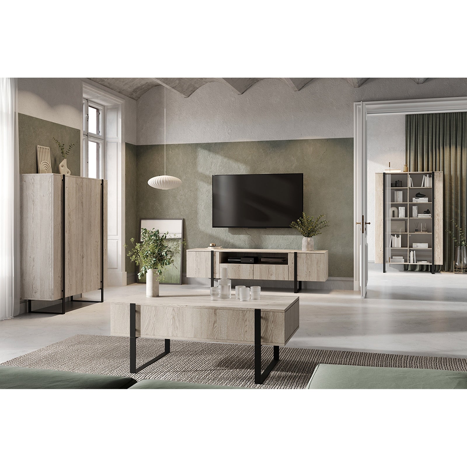 Predalnik Verica 200 cm, Material: Laminirana plošča