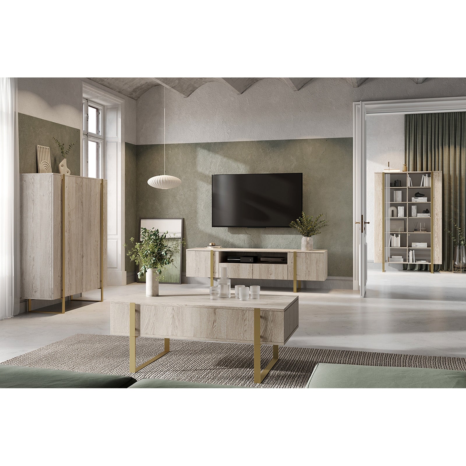 Predalnik Verica 200 cm, Material: Laminirana plošča