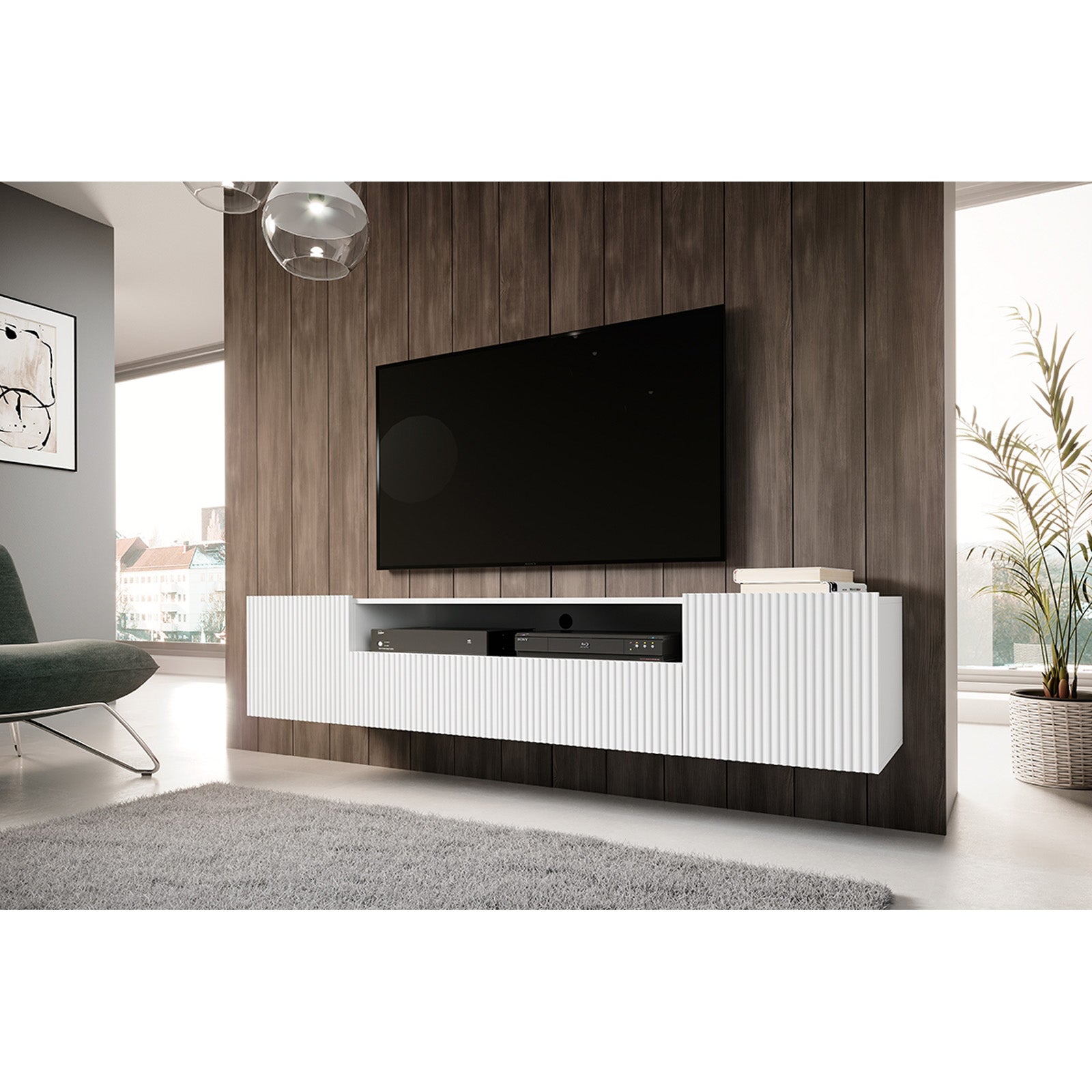 Komoda Nicole 200 cm, Material: MDF