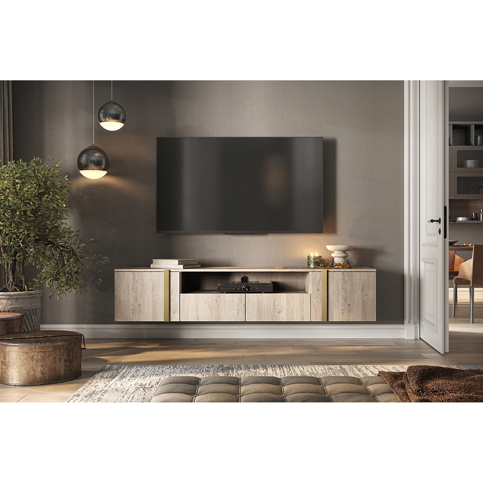 Predalnik Verica 200 cm, Material: Laminirana plošča