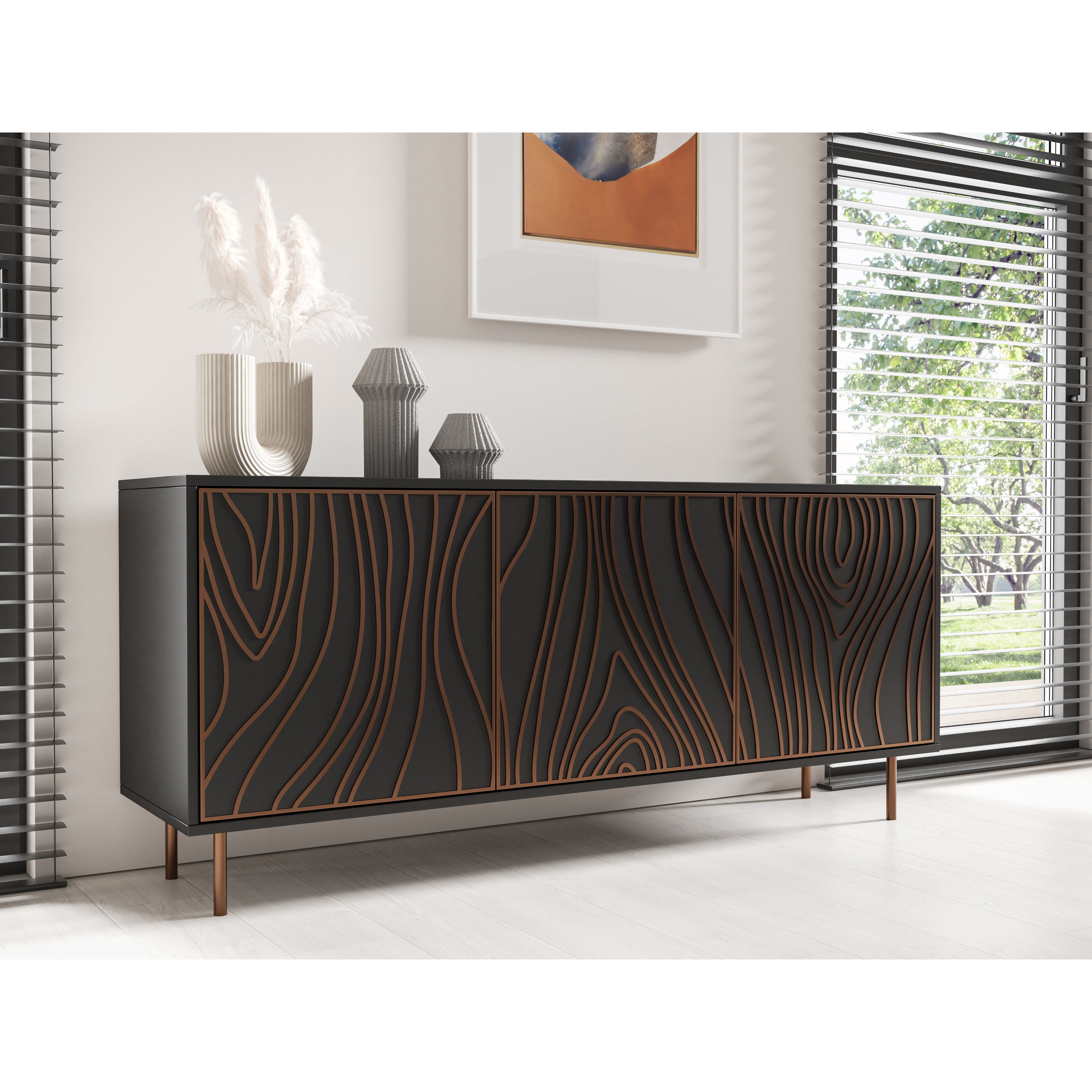 Predalnik Tivaro 164,5x42cm, Material: Laminirana plošča