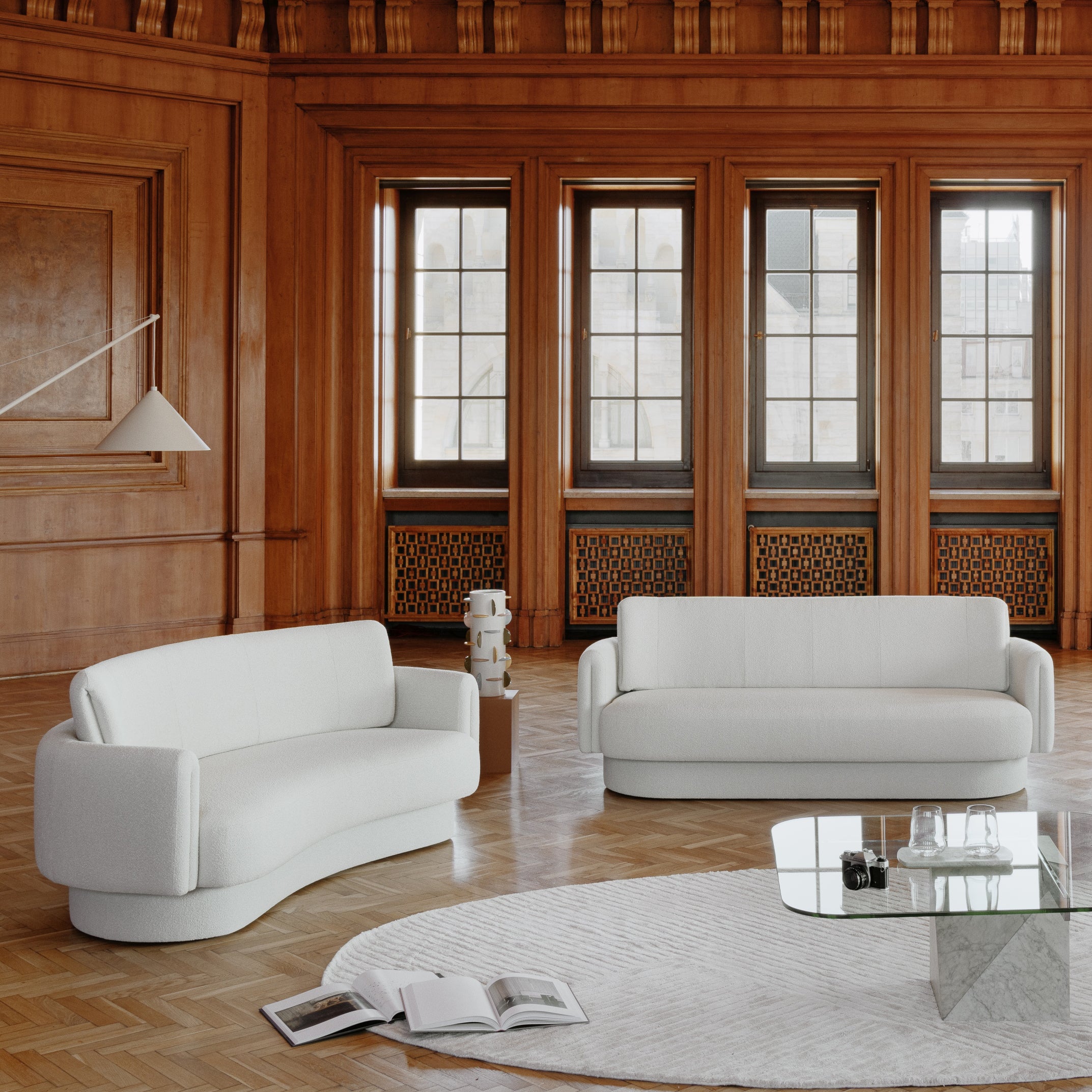 Kavč Bofii, Material: Izbira materiala