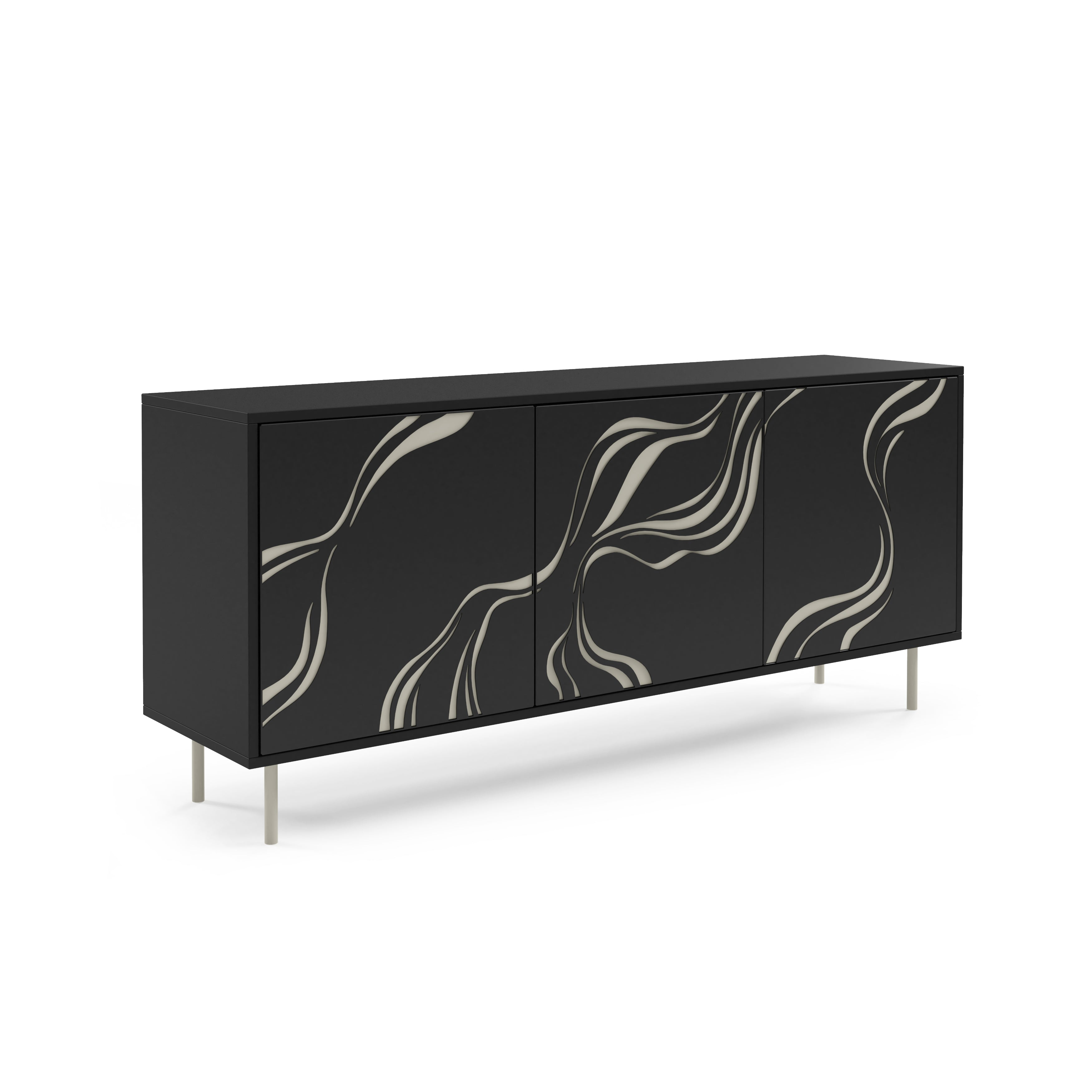 Komoda Vintro 164,5x42cm, Material: Laminirana plošča